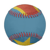Flagge der Demokratischen Republik Kongo Baseball (Rückseite)