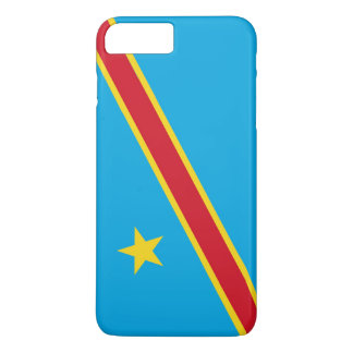 Flagge der Demokratischen Republik Kongo iPhone 8 Plus/7 Plus Hülle
