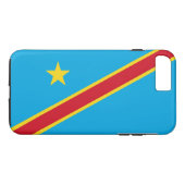 Flagge der Demokratischen Republik Kongo Case-Mate iPhone Hülle (Rückseite (Horizontal))