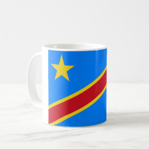 Flagge der Demokratischen Republik Kongo Kaffeetasse