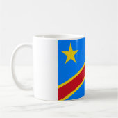 Flagge der Demokratischen Republik Kongo Kaffeetasse (Links)