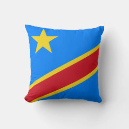 Flagge der Demokratischen Republik Kongo Kissen