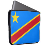 Flagge der Demokratischen Republik Kongo Laptopschutzhülle (Vorne Rechts)