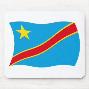 Flagge der Demokratischen Republik Kongo Mauspad