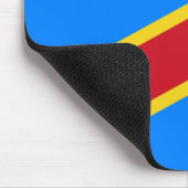 Flagge der Demokratischen Republik Kongo Mousepad (Ecke)