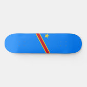 Flagge der Demokratischen Republik Kongo Skateboard (Horizontal)