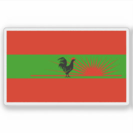 Flagge der Demokratischen Volksrepublik Angola Aufkleber