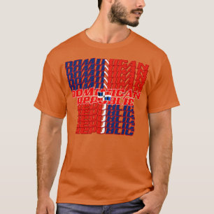 Flagge der Dominikanischen Republik 2 T-Shirt