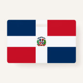 Flagge der Dominikanischen Republik Ausweis (Rückseite)