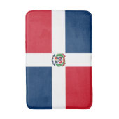 Flagge der Dominikanischen Republik Badematte (Vorderseite Vertikal)