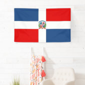 Flagge der Dominikanischen Republik Banner (Insitu)