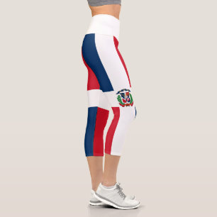 Flagge der Dominikanischen Republik Capri Leggings