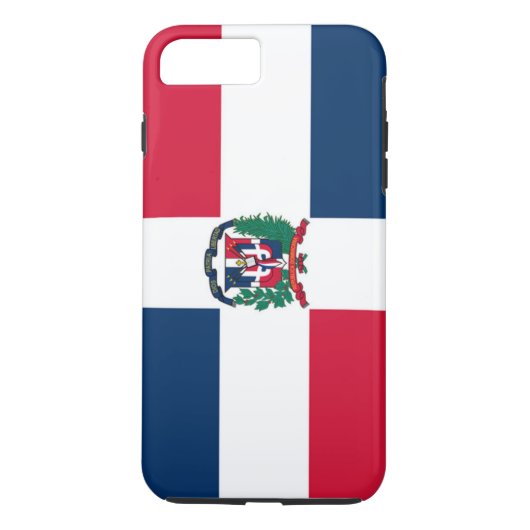 Flagge der Dominikanischen Republik Case-Mate iPhone Hülle (Rückseite)