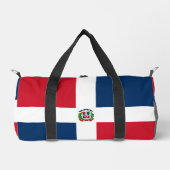 Flagge der Dominikanischen Republik Duffle Bag (Vorderseite)