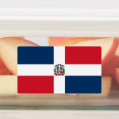 Flagge der Dominikanischen Republik Etiketten (Befestigt)
