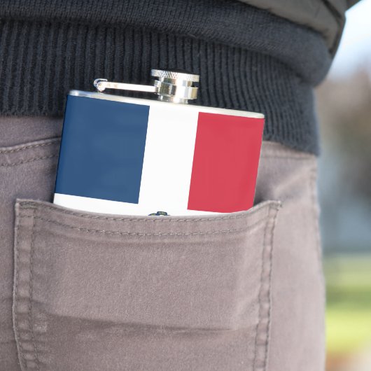 Flagge der Dominikanischen Republik Flachmann (Beispiel)