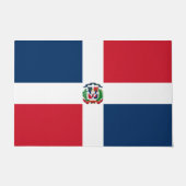 Flagge der Dominikanischen Republik Fußmatte (Vorderseite)