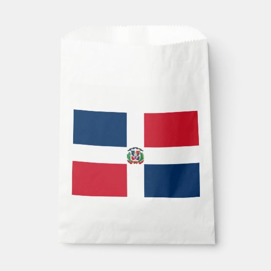 Flagge der Dominikanischen Republik Geschenktütchen (Vorderseite)