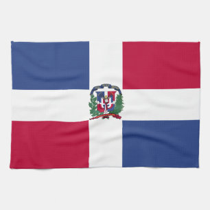 Flagge der Dominikanischen Republik Geschirrtuch