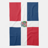 Flagge der Dominikanischen Republik Geschirrtuch (Vertikal)