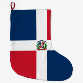 Flagge der Dominikanischen Republik Großer Weihnachtsstrumpf