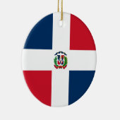 Flagge der Dominikanischen Republik Keramik Ornament (Rechts)