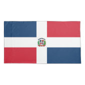 Flagge der Dominikanischen Republik Kissenbezug (Rückseite)