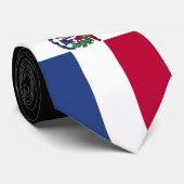 Flagge der Dominikanischen Republik Krawatte (Gerollt)