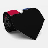 Flagge der Dominikanischen Republik Krawatte (Gerollt)