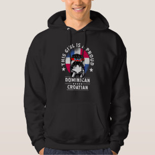 Flagge der Dominikanischen Republik Kroatien Erwac Hoodie