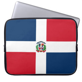 Flagge der Dominikanischen Republik Laptopschutzhülle