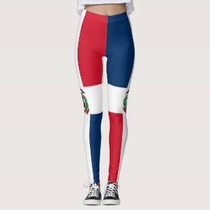 Flagge der Dominikanischen Republik Leggings