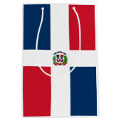 Flagge der Dominikanischen Republik Mittlere Geschenktüte (Vorderseite)