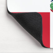 Flagge der Dominikanischen Republik Mousepad (Ecke)
