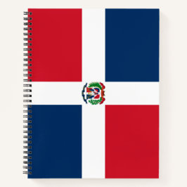 Flagge der Dominikanischen Republik Notizblock