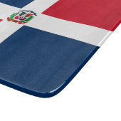 Flagge der Dominikanischen Republik Schneidebrett (Ecke)