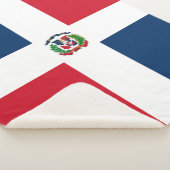 Flagge der Dominikanischen Republik Sherpadecke (3/4)