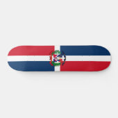 Flagge der Dominikanischen Republik Skateboard (Horizontal)
