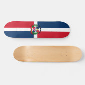 Flagge der Dominikanischen Republik Skateboard (Horizontal)
