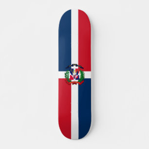 Flagge der Dominikanischen Republik Skateboard