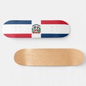 Flagge der Dominikanischen Republik Skateboard (Horizontal)
