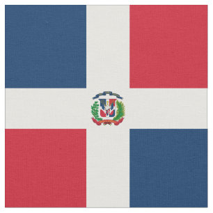 Flagge der Dominikanischen Republik Stoff