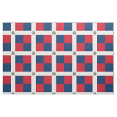 Flagge der Dominikanischen Republik Stoff (Fat Quarter (45,7 x 55,9 cm))