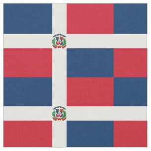 Flagge der Dominikanischen Republik Stoff