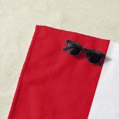 Flagge der Dominikanischen Republik Strandtuch (Beispiel)