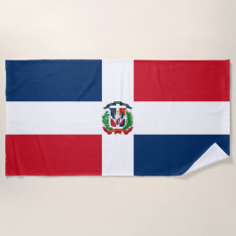 Flagge der Dominikanischen Republik Strandtuch