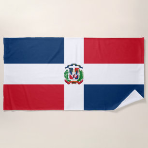 Flagge der Dominikanischen Republik Strandtuch
