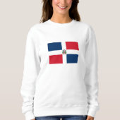 Flagge der Dominikanischen Republik Sweatshirt (Vorderseite)
