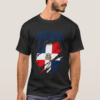 Flagge der Dominikanischen Republik T-Shirt