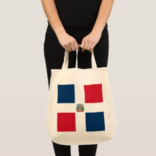 Flagge der Dominikanischen Republik Tragetasche